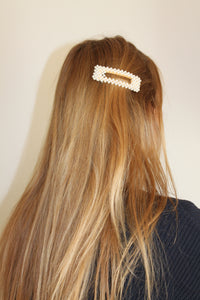 Daphne Pearl Snap Clip Set Of Two - Margherita